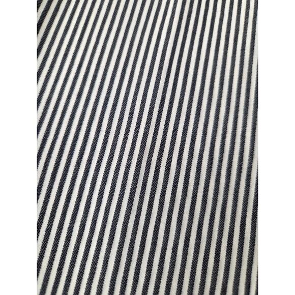 Chico's Black White Pinstripe Women's Dress Pants Size 3R - XL 16/18 - Picture 2 of 6